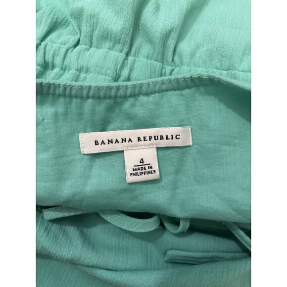 Banana Republic Sun Dress Mint Green Halter Top Women 4 - Picture 9 of 14